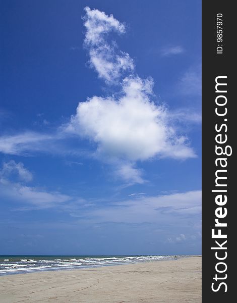 Beach in eastern Thailand