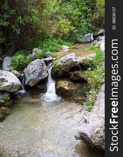 Creek in sierra nevada, andalusia, spain. Creek in sierra nevada, andalusia, spain