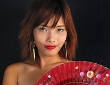 Very Seductive Young Asian Woman Royalty Free Stock Photos