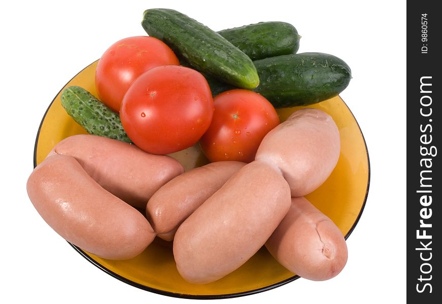 Small Sausages With Vegetables