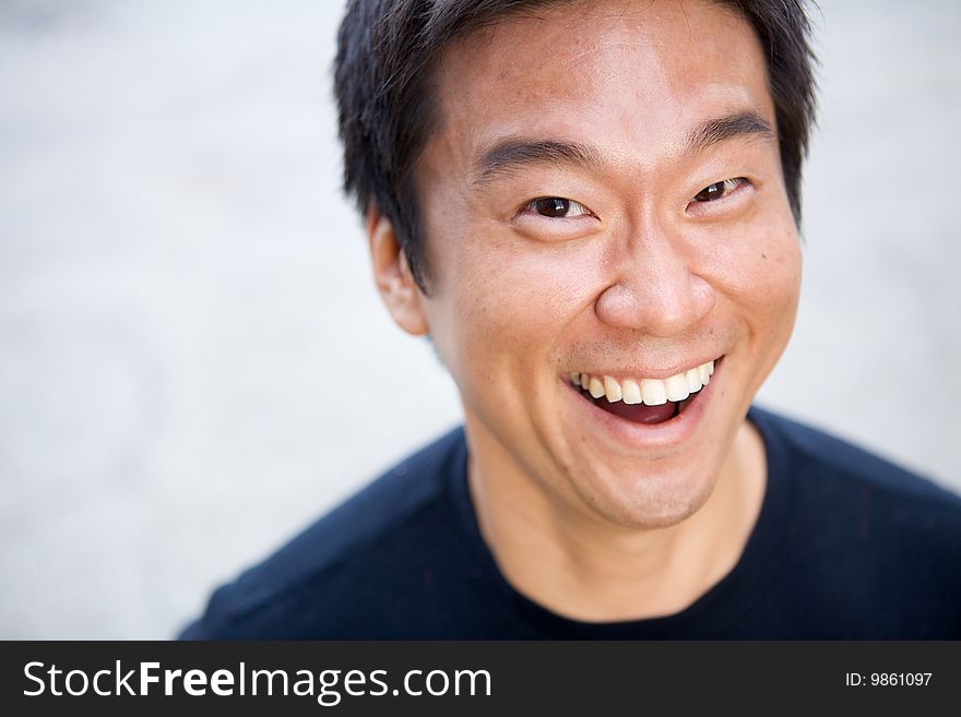 Portrait of an interesting asian man with an honest face. Portrait of an interesting asian man with an honest face