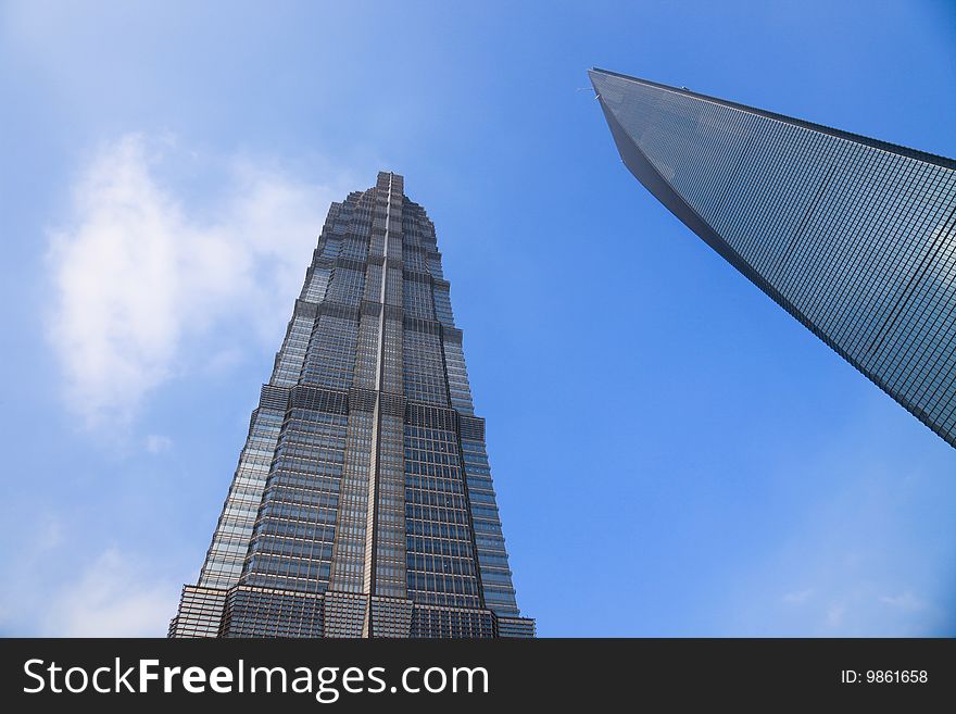 Jin Mao Tower & Shanghai World Financial Center(SWFC). Jin Mao Tower & Shanghai World Financial Center(SWFC)