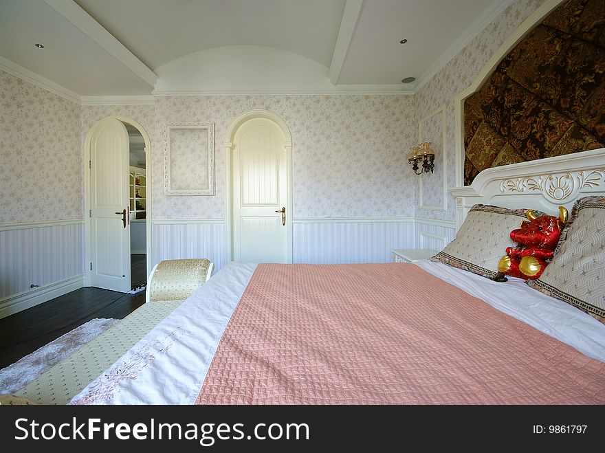 Bright and comfortable bedroom. Bright and comfortable bedroom
