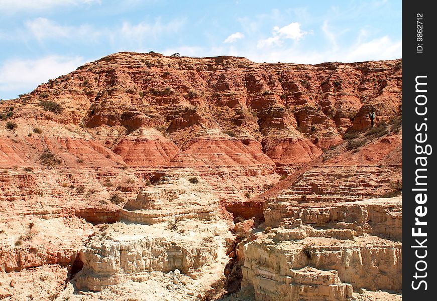 Red mountains in northern Argentina