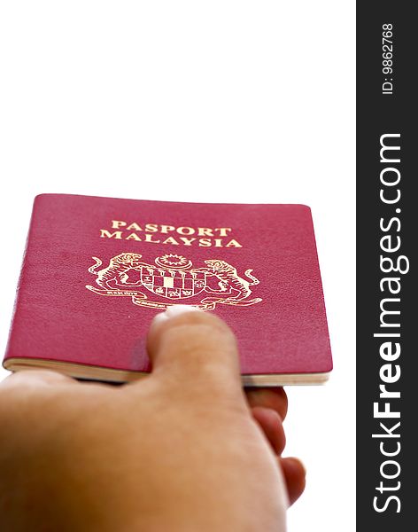 Hand Hold International Travel Passport. Hand Hold International Travel Passport