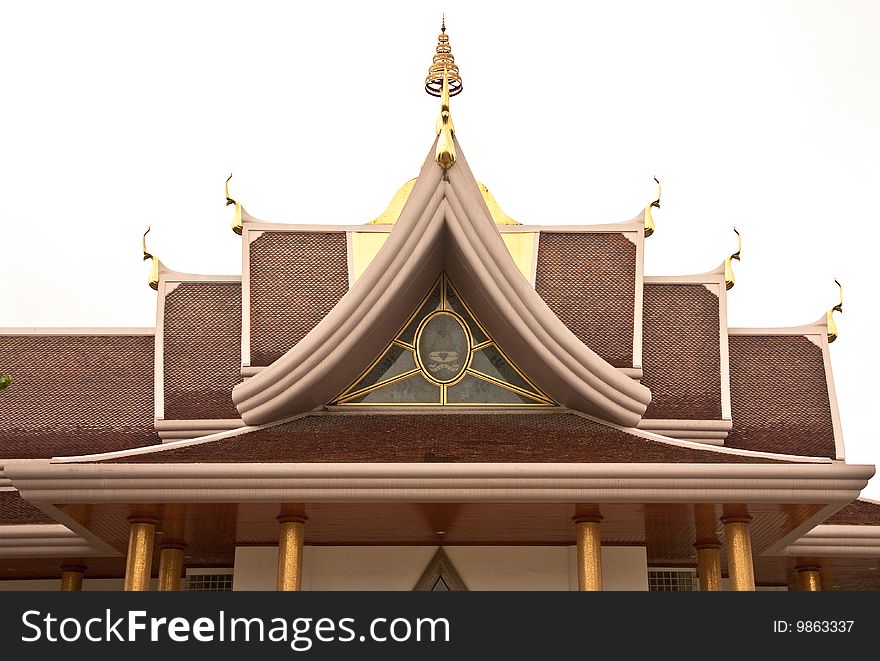 Roof Of Thai Style Architecture