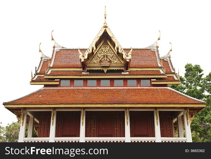 Roof Of Thai Style Architecture