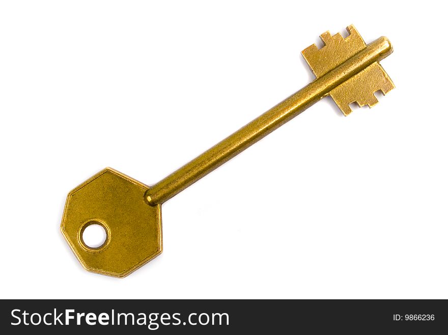 Old golden key