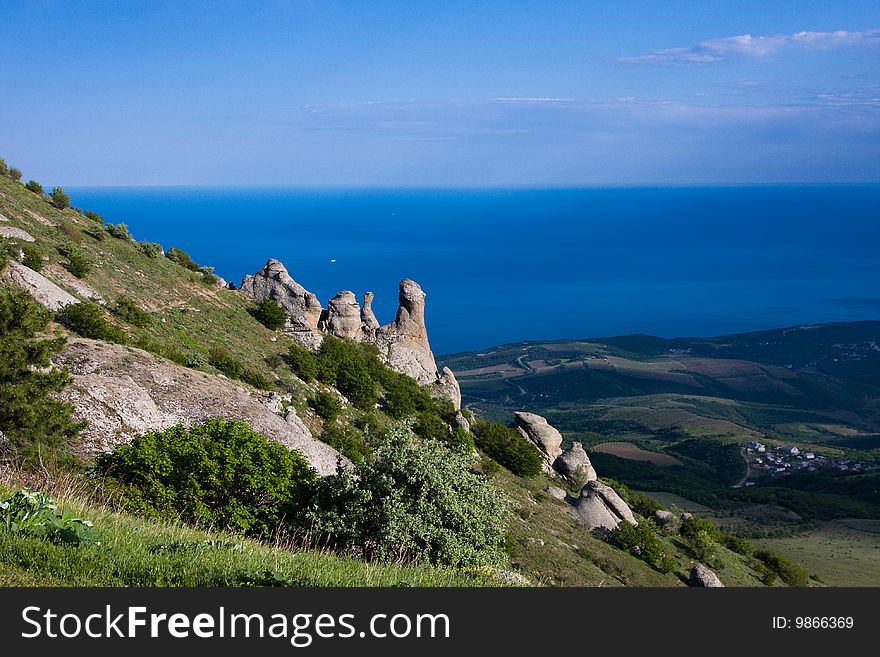 Valley of ghostes in Crimea
