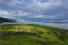 Village In Mountains Royalty Free Stock Image Village In Mountains Royalty Free Stock Image