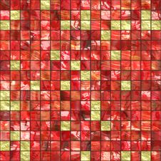 Red Golden Tiles Stock Photography Red Golden Tiles Stock Photography