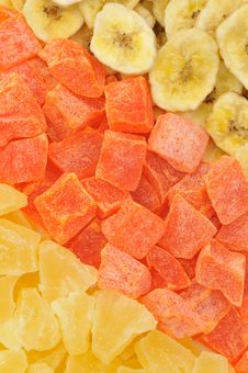 Dried Tropical Fruits Royalty Free Stock Photo Dried Tropical Fruits Royalty Free Stock Photo