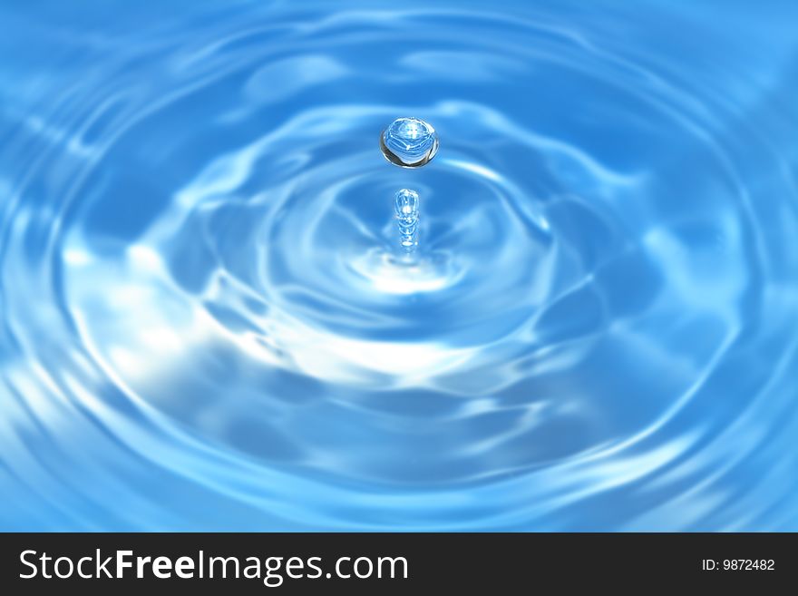 Nice abstract splashing water blue background. Nice abstract splashing water blue background