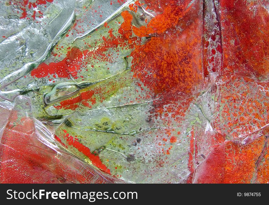Background of Colored Glass Surface