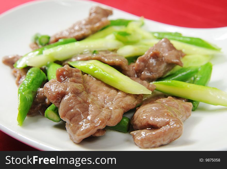 A Japanese beef on the table