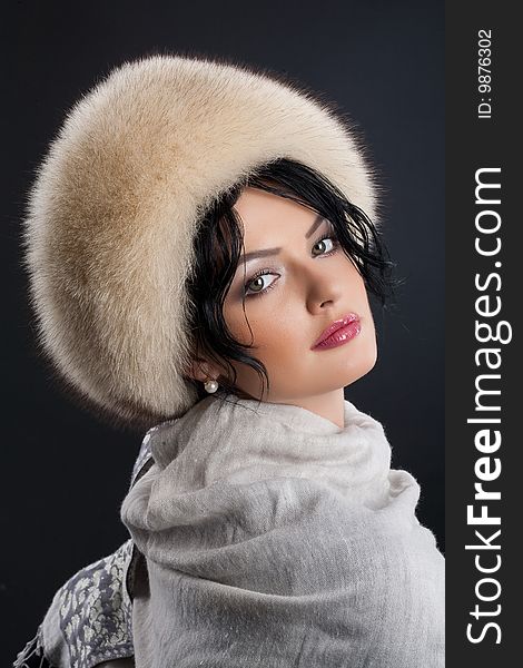 Woman In A Fur Hat