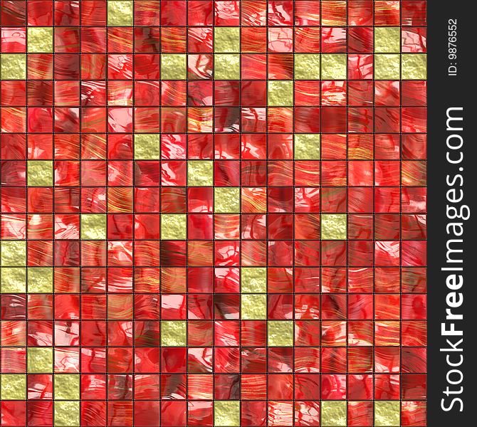 Square metallic background, tiles seamless as a pattern. Square metallic background, tiles seamless as a pattern