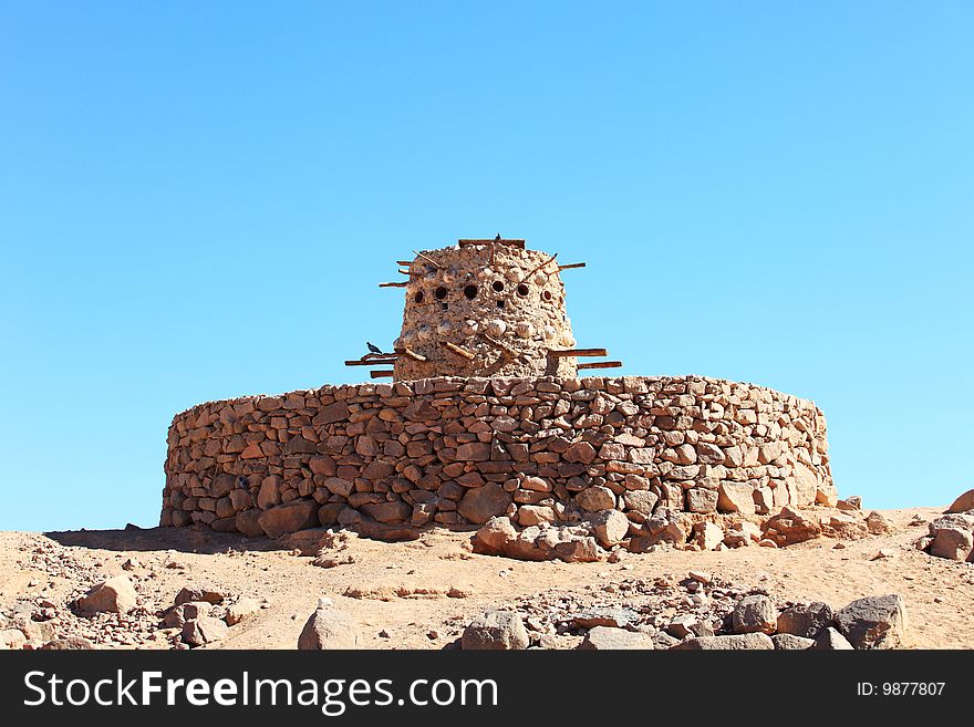 Stone pigeon house