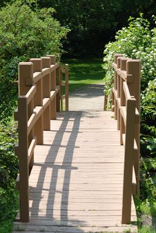 Wooden Foot Bridge Royalty Free Stock Photo Wooden Foot Bridge Royalty Free Stock Photo
