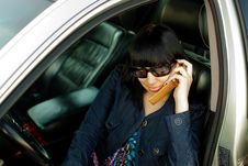 Attractive Young Woman Calling By Cellular Phone Royalty Free Stock Photo Attractive Young Woman Calling By Cellular Phone Royalty Free Stock Photo