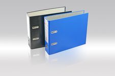 Two Business Folders Royalty Free Stock Photo