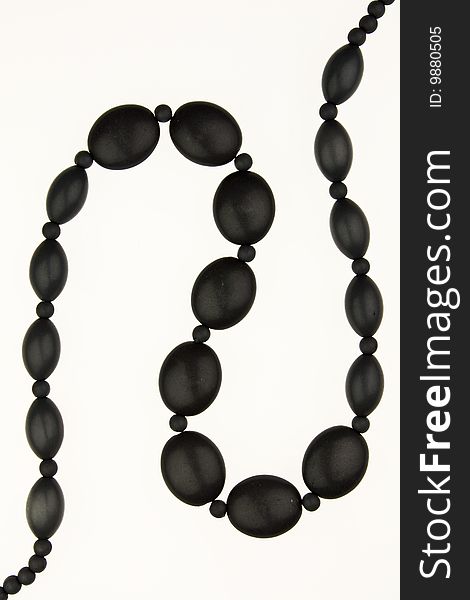 Black Stone chain, curve shape