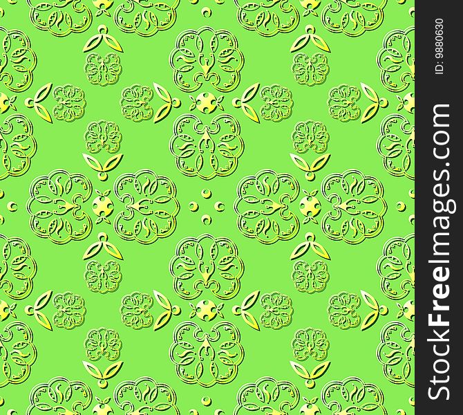 Vector illustration of Seamless Ornament Pattern