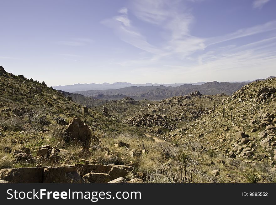 Arizona Desert Mountain View