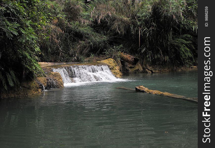 Waterfall In Laos