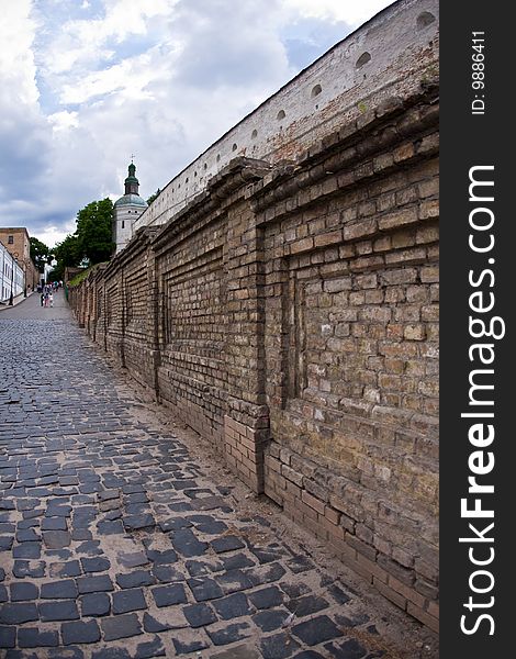 Wall of Kiev Lavra, Ukraine