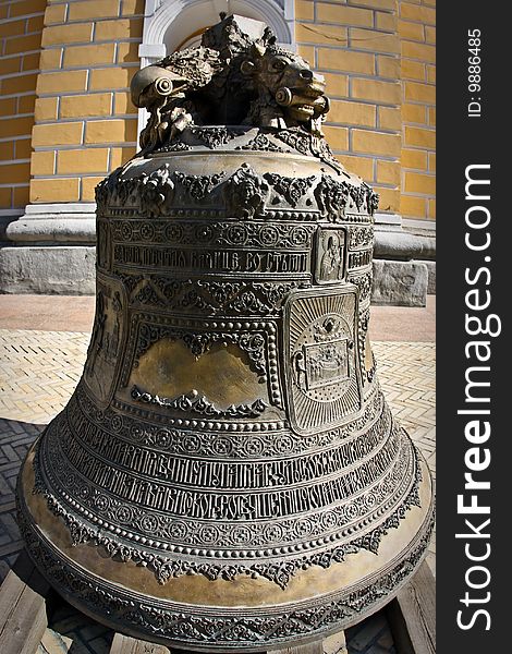 The bell in Kiev Pechersk lavra in Kiev, Ukraine. The bell in Kiev Pechersk lavra in Kiev, Ukraine