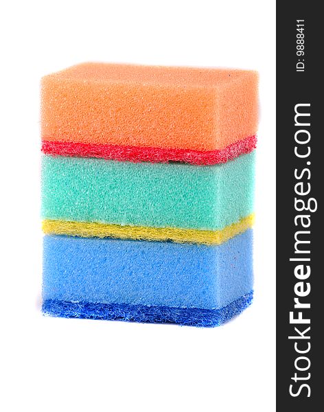 Small sponge for washing of ware and for cleaning in various conditions.