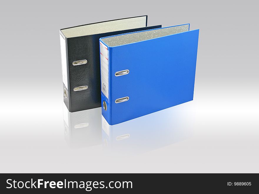 Two business folders