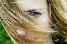 Closeup Of Young Woman Stock Photography Closeup Of Young Woman Stock Photography
