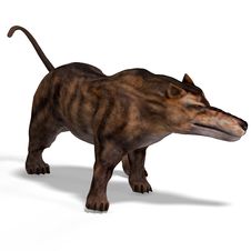 Dangerous Dinosaur Andrewsarchus With Clipping Stock Photo Dangerous Dinosaur Andrewsarchus With Clipping Stock Photo