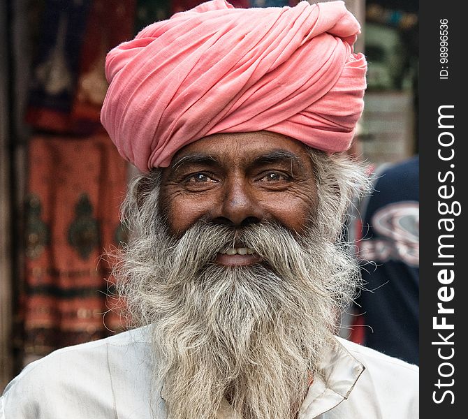 Hair, Facial Hair, Turban, Man