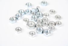 Bolts On White 2 Stock Photography Bolts On White 2 Stock Photography