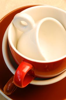 Stack Of Coffee Cups Stock Images Stack Of Coffee Cups Stock Images