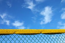 Baseball Fence Protection Royalty Free Stock Photography Baseball Fence Protection Royalty Free Stock Photography