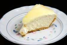 Lemon Glazed Cheesecake Stock Images Lemon Glazed Cheesecake Stock Images