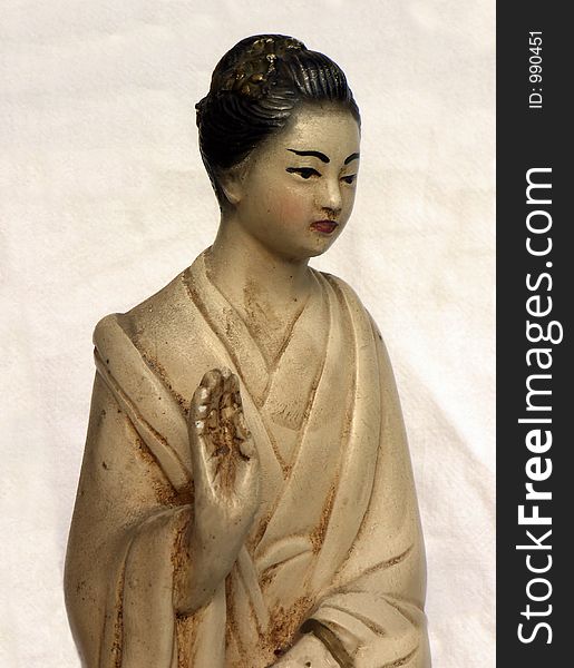 Statue of a japanese geisha. Statue of a japanese geisha