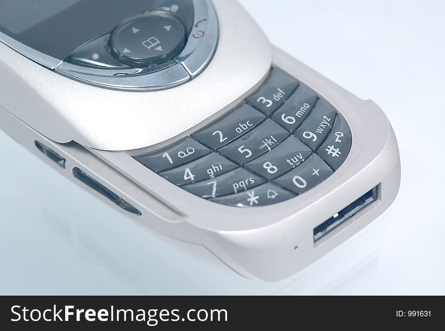 Slide Silver Cell/mobile Phone