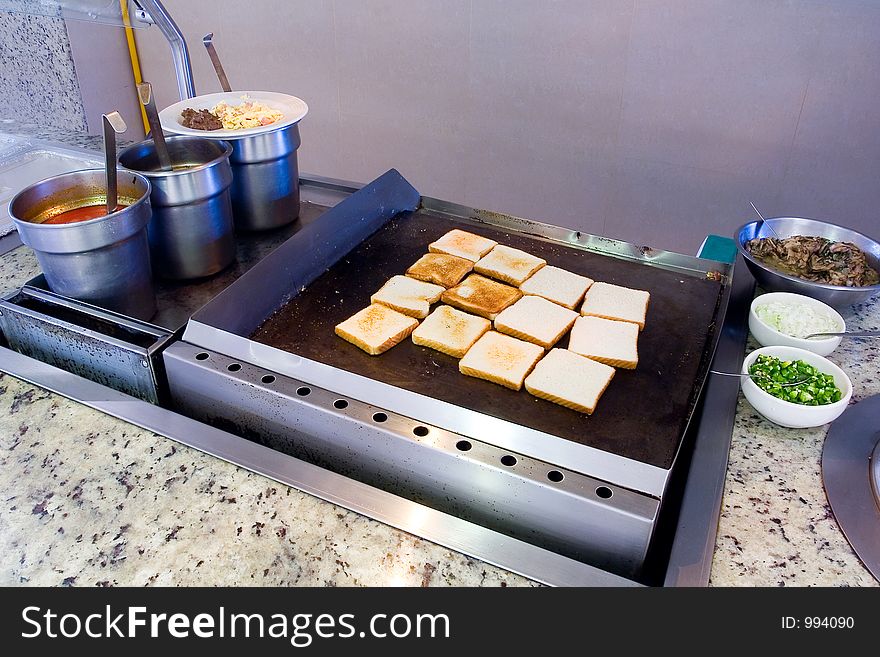 Bread in kitchen