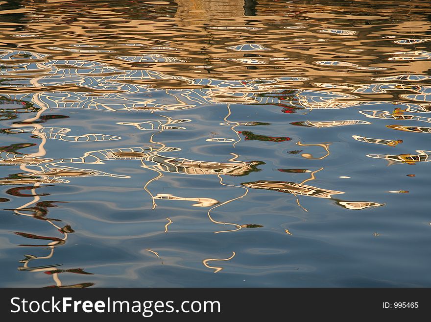 Reflection in lake