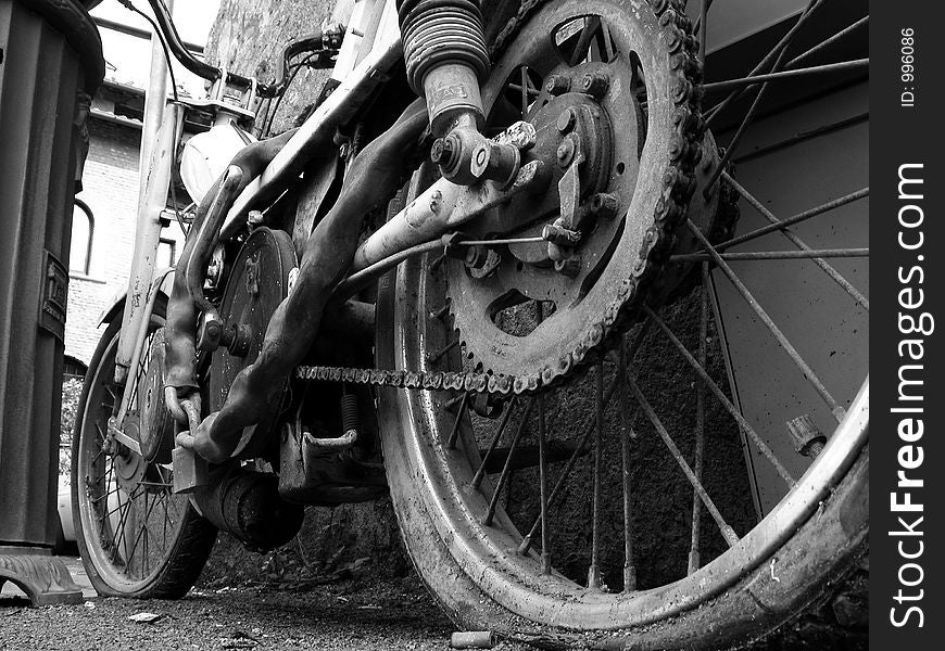 Motor cycle in Roma, Italy. Motor cycle in Roma, Italy