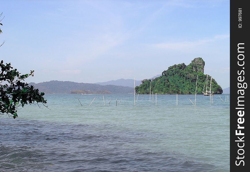 A small island in Langkawi. A small island in Langkawi