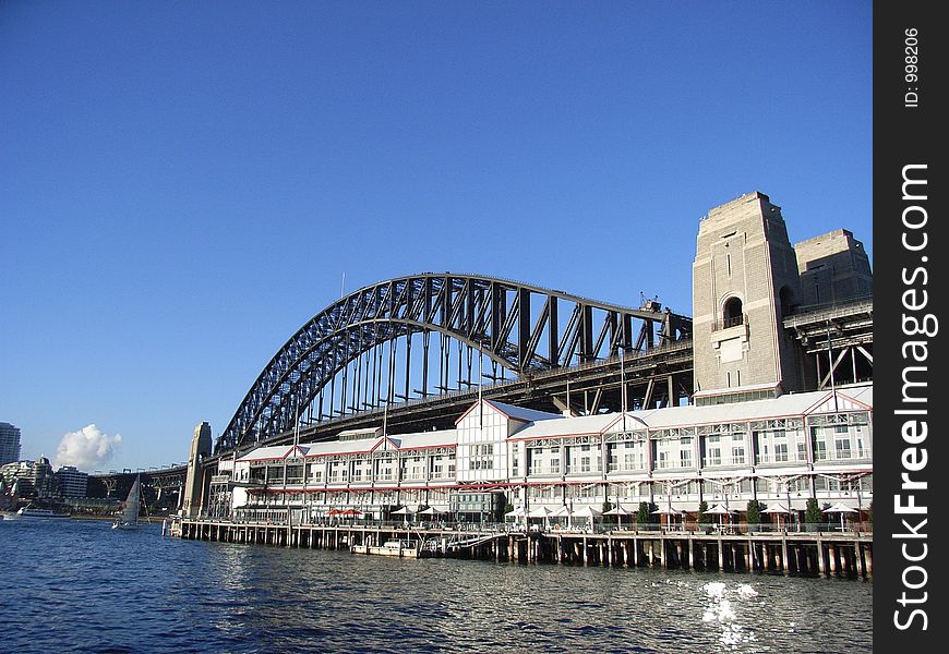 Harbour Bridge And Wharf