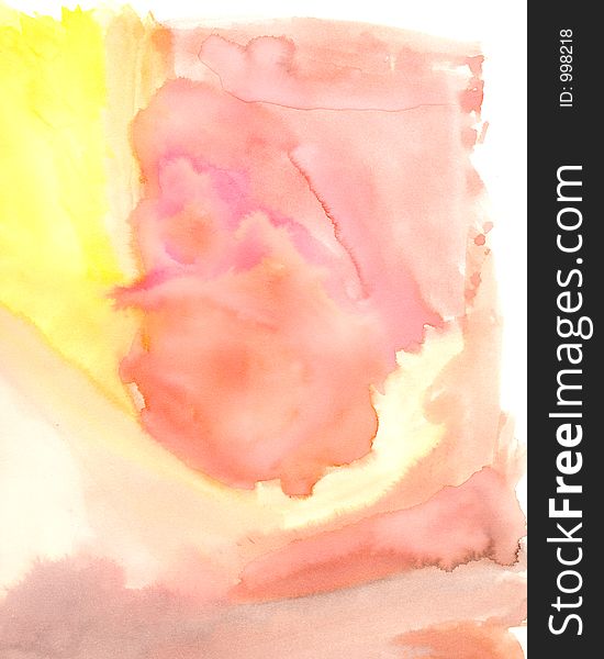 Watercolor painting for backgrounds. Watercolor painting for backgrounds