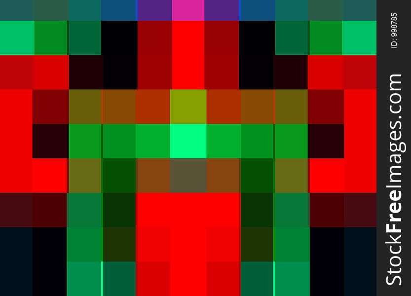 An abstract  color background made from squares. An abstract  color background made from squares.