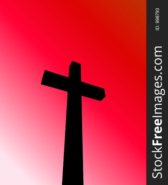 The symbol of the cross. The symbol of the cross.